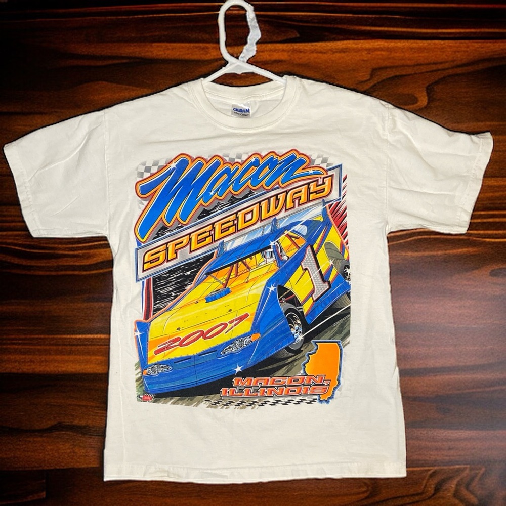 Macon Speedway Shirt 2007 Macon Illinois